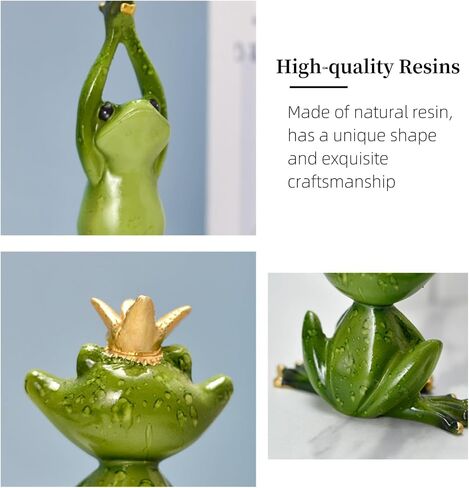 Frog Figurine Frog Decor Frog Statue Couple Frog Statue for Home Decor Home Decor Living Room Desk Decor Frog Gifts for Frog Lovers Women Frog Gifts Frog Sculptures-Hug-2 in Saudi Arabia