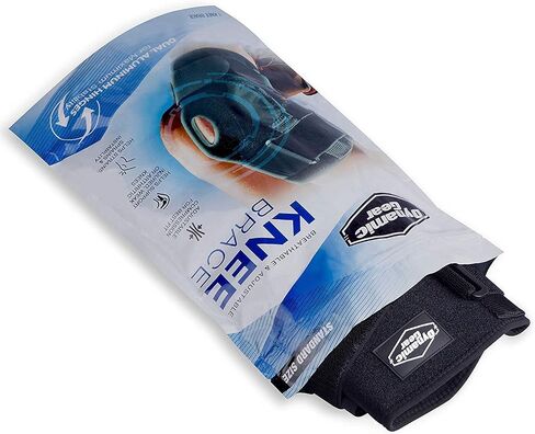 Dynamic Gear Knee Brace (Standard) | Best Knee Support/Sleeve for Running, Weight Lifting, Gym, Arthritis, Knee Pain Relief | Knee Braces/Supports, Knee Sleeves, Patella Tendon Knee Strap | Men&Women in Saudi Arabia