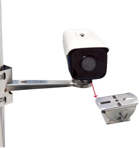 2D قابل للتعديل الأمن مراقبة CCTV كاميرا تصاعد قوس منقار البط رئيس العالمي المشترك قوس العارضة محول (2D سبائك الألومنيوم جبل محول) in Kuwait