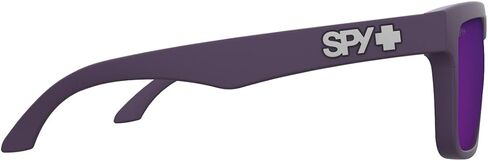 SPY Unisex-Adult Round Helm Matte Plum Happy Gray Green Dark Purple Mirror, Multi, One Size in Saudi Arabia