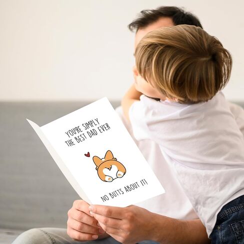 Funny Dad Fathers Day Card, Hilarious Father’s Day Card from Son Daughter, Happy Fathers Day Gift (As Funny As You) in Saudi Arabia
