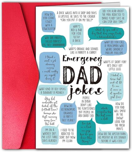 Funny Dad Fathers Day Card, Hilarious Father’s Day Card from Son Daughter, Happy Fathers Day Gift (As Funny As You) in Saudi Arabia