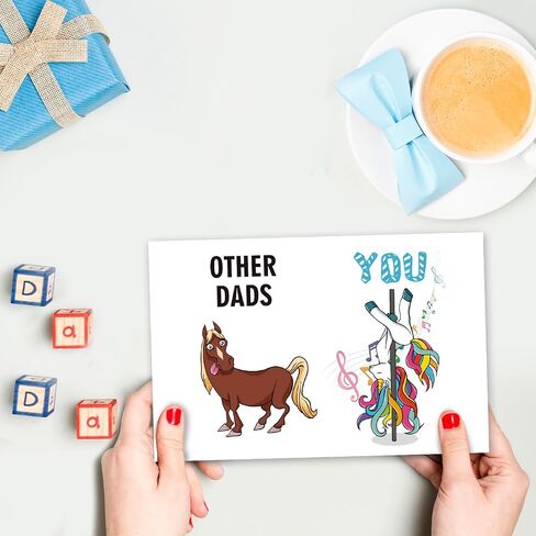 Funny Dad Fathers Day Card, Hilarious Father’s Day Card from Son Daughter, Happy Fathers Day Gift (As Funny As You) in Saudi Arabia