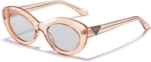 DUCO Retro Oval Sunglasses for Women Clout Glasses Vintage Polarized Cat Eye Sun Glass UV 400 Protection 1223 in Kuwait