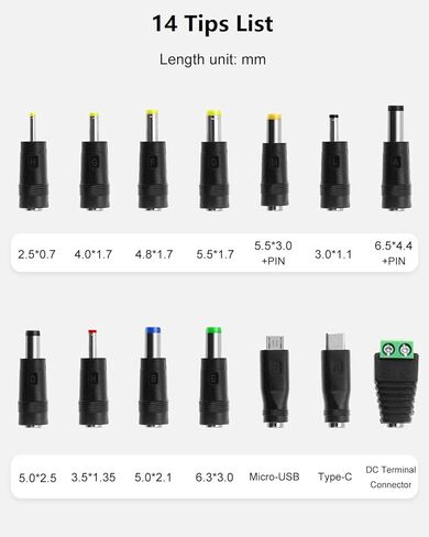 72 واط مصدر طاقة متغير قابل للتعديل تيار مستمر 3 فولت ~ 24 فولت 3 أمبير محول إمداد الطاقة 100-240 فولت تيار متردد إلى تيار مستمر محول 3-24 فولت 3 أمبير محول قابل للتعديل، 14 طرف و1 كابل قطبية عكسية in Kuwait