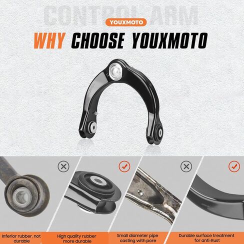 Front Upper Suspension Control Arms Fit for Dodge Durango 2011-2015, Fit for Jeep Grand Cherokee 2011-2015, Driver & Passenger Side in Kuwait