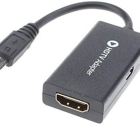 Master Cables Micro-USB to HDMI Adapter in Black (NOT Compatible with Galaxy S3/S4/Note2/Note3) in Saudi Arabia