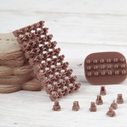 sewacc أدوات الطين رسالة طوابع الطين 2 مجموعات الفخار طوابع البلاستيك رسالة طوابع صغيرة كوكي المزخرف ختم قوالب للبسكويت كعكة الفخار الخبز مشاريع ديي أدوات الفخار in Kuwait