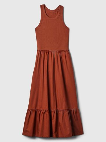 GAP Women's Mixed Media Midi Dress in Saudi Arabia