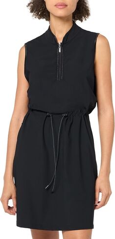 Tribal Women's Sleeveless Mock Neck Dress with Bungee Cord Waistband in Saudi Arabia