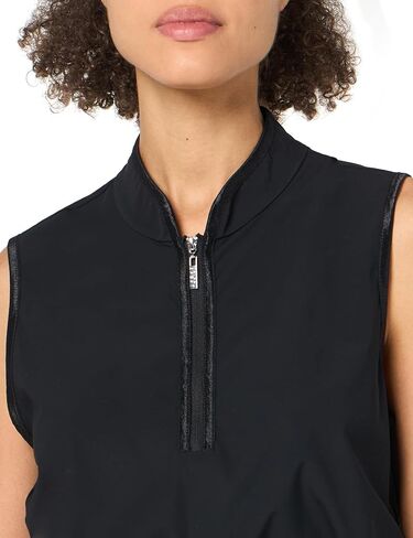 Tribal Women's Sleeveless Mock Neck Dress with Bungee Cord Waistband in Saudi Arabia