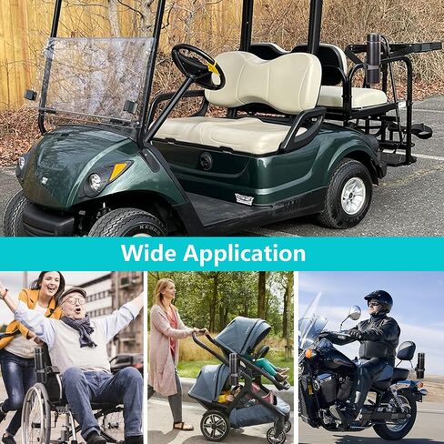 10L0L Golf Cart Cup Holder Push Cart Drink Holder Water Bottle Cage Beverage Holder for Yamaha EZGO Club Car Golf Cart Bike,Motorcycle,ATV Scooter,Stroller,Wheelchair,Walker in Saudi Arabia