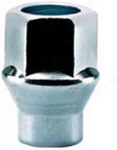 White Knight 7809-14 Chrome M14 x 1.50 Open End ET Bulge Lug Nut, 4 Pack in Saudi Arabia