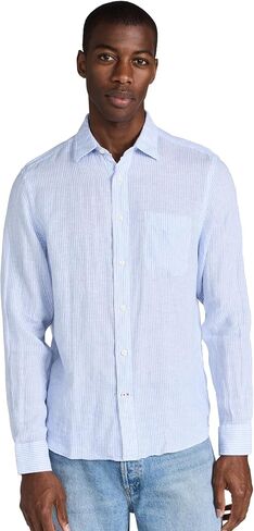 Faherty Men's Linen Laguna Shirt in Saudi Arabia