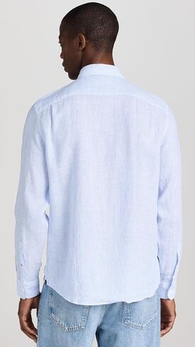 Faherty Men's Linen Laguna Shirt in Saudi Arabia