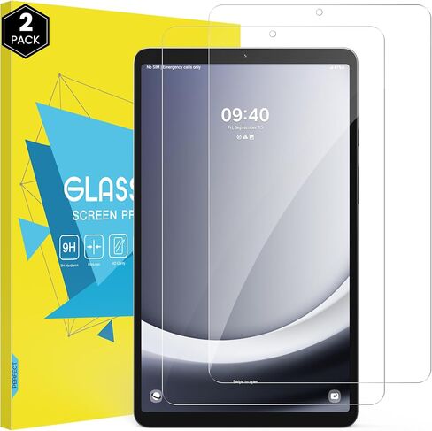 واقي شاشة MoKo مكون من قطعتين لهاتف Samsung Galaxy Tab A9 8.7 بوصة 2023، زجاج مقسى عالي الدقة لجهاز Galaxy Tab A9، جراب صديق للخدش، طبقة زجاجية صلابة 9H، شفاف in Saudi Arabia
