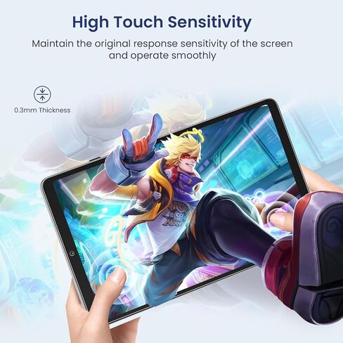واقي شاشة MoKo مكون من قطعتين لهاتف Samsung Galaxy Tab A9 8.7 بوصة 2023، زجاج مقسى عالي الدقة لجهاز Galaxy Tab A9، جراب صديق للخدش، طبقة زجاجية صلابة 9H، شفاف in Saudi Arabia