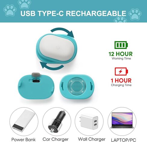 حامل طوق الكلب AirTag LED، حامل حزام AirTag مضيء قابل لإعادة الشحن، يمكن ربطه بطوق حقيبة الظهر أو الحزام، للمشي ليلاً أو الجري أو التخييم أو ركوب الدراجات in Saudi Arabia