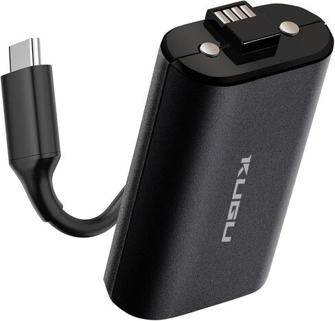 قطعتان لحزمة بطارية قابلة لإعادة الشحن لحزمة x-Box ومجموعة شاحن لوحدة تحكم x-Box، مع سلك شحن USB-C in Kuwait