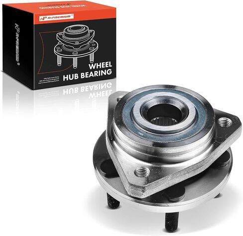 A-Premium Front Wheel Bearing and Hub Assembly with 5-Lug Compatible with Chrysler Sebring 1996-2006, Cirrus 1995-2000, Dodge Stratus 1995-2006, Plymouth Breeze 1996-2000 in Saudi Arabia