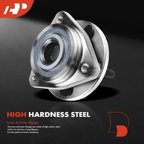 A-Premium Front Wheel Bearing and Hub Assembly with 5-Lug Compatible with Chrysler Sebring 1996-2006, Cirrus 1995-2000, Dodge Stratus 1995-2006, Plymouth Breeze 1996-2000 in Saudi Arabia