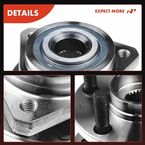 A-Premium Front Wheel Bearing and Hub Assembly with 5-Lug Compatible with Chrysler Sebring 1996-2006, Cirrus 1995-2000, Dodge Stratus 1995-2006, Plymouth Breeze 1996-2000 in Saudi Arabia