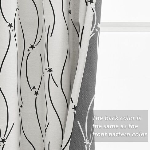نانسبرينغ ستائر غرفة المعيشة 84 بوصة طويلة مطرزة غرفة سواد نافذة الستائر لغرفة النوم محايدة الأسود والكريم الحديثة مزرعة الستار جروميت الستائر السوداء منقوشة الجاكار in Kuwait
