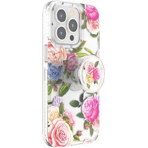 PopSockets iPhone 13 Pro Case with Phone Grip and Slide, Phone Case for iPhone 13 Pro - Vintage Floral