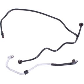 MOTOKU Radiator Overflow Hose Pipe and Turbocharger Left Water Coolant Feed Line Set for Mercedes-Benz C292 2015-2019 W166 X166 2012-2019 GL450 GL550 GLS550 GLS550 ML550 GL63 GLS63 ML63 AMG