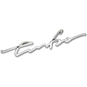 GT Badge Solid Metal car Emblem, Auto Emblem, 3D Metal car Sticker- Rear car Tail Decoration Sticker