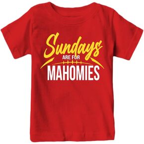 Sundays are for Mahomies Kid's T-Shirt for Football Fans