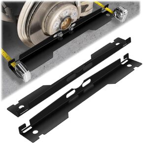 2 Pack Heavy Duty Wheel Alignment Tool Kit - Black Toe Alignment Tool Plates Contains 2 Pcs Tape Measures,Hanging Hole Design - Fast and Accurate Measurements,Suitable for various vehicles