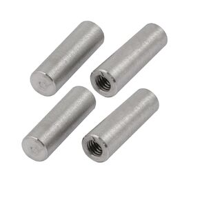 uxcell 4 Pcs GB118 304 Stainless Steel 6mm Dia 20mm Length Taper Pin w Internal Thread