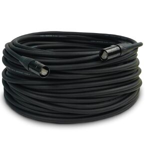 Jamesin CAT6 Shielded Ethercon Cable, 15 Feet, with Booted Rj45, Tactical Locking Ethernet, and Converta-Shell Connectors, for Studio Setups, Touring, Stage Production, Concerts & Other Applications