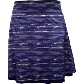 Colorado Clothing Tranquility Ladies Reversible Skirt - Casual, Dressy, Knee Length, Wrinkle Resistant - Choose Colors and Sizes (L, Cobalt Paint)