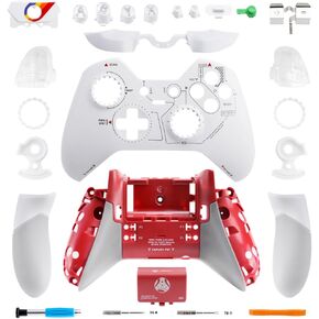 Customized Replacement Housing Shell Set, Full Set Front Case Cover and Backplate for Xbox One Elite 1st Version Wireless Controller(Model 1698)