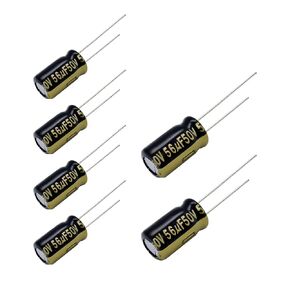 Replacement for 6 pcs Panasonic FM Series Capacitors 50V 56uf Low ESR Impedance 105°C