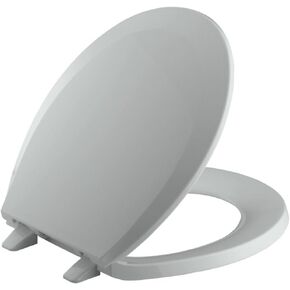KOHLER K-4662-0 Lustra Round-front Toilet Seat, White