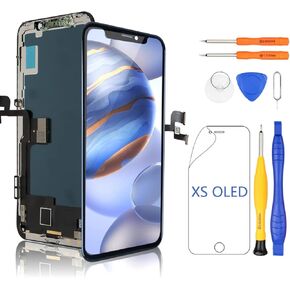 Yodoit for iPhone Xs Screen Replacement OLED 3D Touch Display 5.8 Inch Glass with Repair Tool Kit, Compatible with Model A1920 A2097 A2098 A2099 A2100