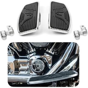 Motorcycle Front Floorboard Foot Peg Pedals, Adjust Floorboards Compatible with Harley Sportster1200 883