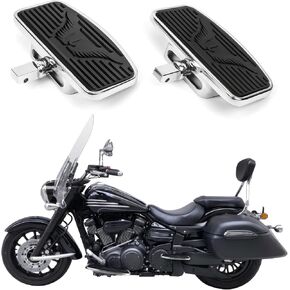 Motorcycle Adjustable Rear Passenger Floorboard Foot Peg Pedals Compatible with Magna VF250 VT250 VF750 VTX 1300 1800