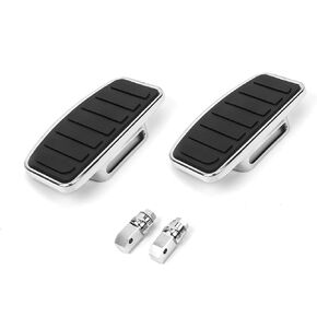 Motorcycle Adjustable Rear Passenger Floorboard Foot Peg Pedals Compatible with Yamaha Vstar Dragstar 400 650 V-Max XV125 Suzuki VL800 VL400 C50 Pair Honda VTX1300 VTX1800