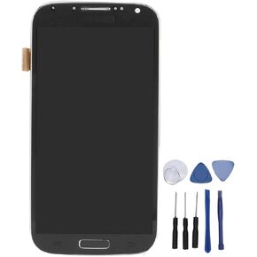 بديل شاشة Samsung Galaxy S4 لهواتف Galaxy S4، شاشة LCD بديلة لشاشة LCD تعمل باللمس، مجموعة رقمية لهاتف Samsung Galaxy S4 (أسود)