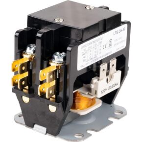 Ultra Durable 2 Pole Contactor 30 Amp 120VAC Coil by BlueStars - Compatible with Relays, Air Conditioner, Heat Pump, Refrigeration Systems