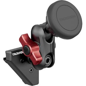 Tackform Vent Phone Mount Compatible with 2021-2024 Ford F150 and Raptor | Aluminum | Zero Slip, Anti-Scratch | Universal Magnetic Phone Holder | 2" Arm | Black Knob | (NOT MAGSAFE Compatible)