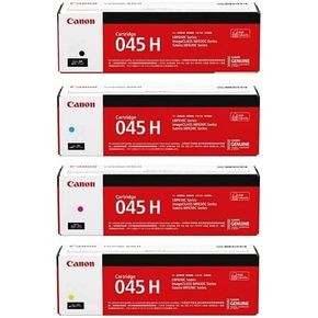 Canon 045H Toner Cartridge High Yield Kit B for MF630 Series & LBP612Cdw Printers, Yields 2200 Sheets - Includes Yellow/Magenta/Cyan/Black