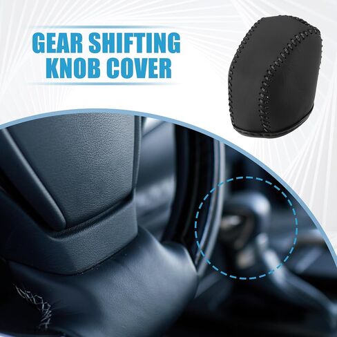 Gear Shift Lever Cover Automotive Interior Gear Shift Knob Trim for Lexus NX 250 2022 2023 Black in Saudi Arabia