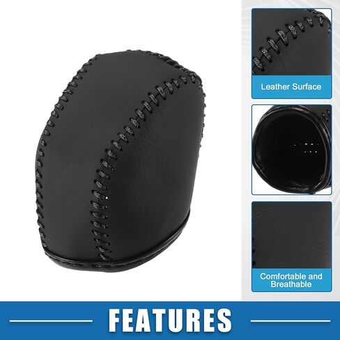 Gear Shift Lever Cover Automotive Interior Gear Shift Knob Trim for Lexus NX 250 2022 2023 Black in Saudi Arabia