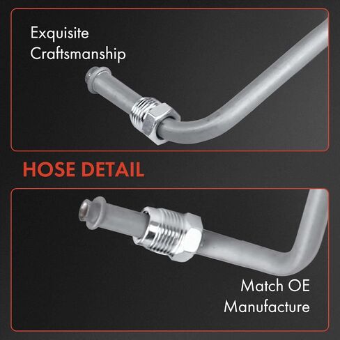 A-Premium Power Steering Hose Pressure Line Hose Assembly Compatible with Chrysler PT Cruiser 2003-2009 L4 2.4L Turbocharged in Saudi Arabia