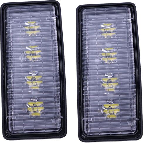 2 قطعة 2 "x 5.5" LED مصباح ضوء الكابينة العلوي R161288 RE306510 RE37450 متوافق مع جون ديري 4050 4055 4560 6200 7200 7210 8000 8100 8200 8300 8400 in Saudi Arabia